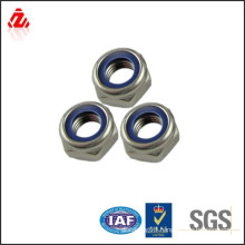 carbon steel zinc plated nylon locked waterproof nut